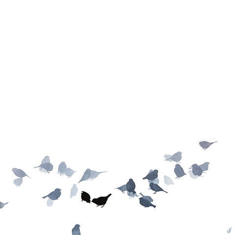 Little Birds Feeding (large)