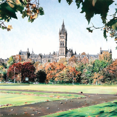 Glasgow University Above the Treetops (small)