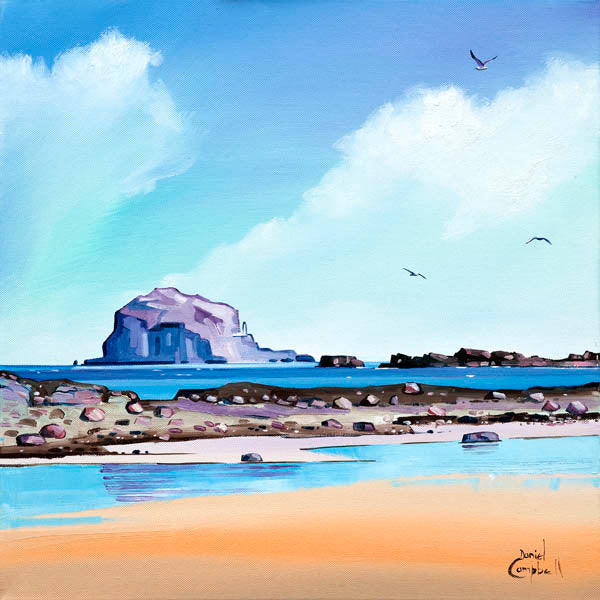 Beach Rocks Painting, Low Tide Painting, buy Rocks on the Beach