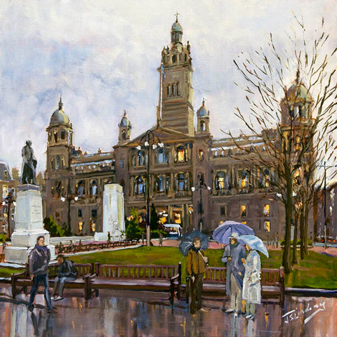 Rainy Day, George Square (Small)